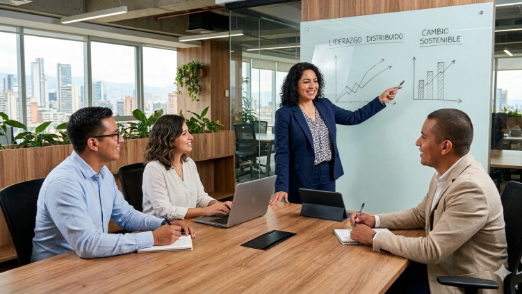 Liderazgo transformacional vs. liderazgo distribuido para promover procesos de cambio